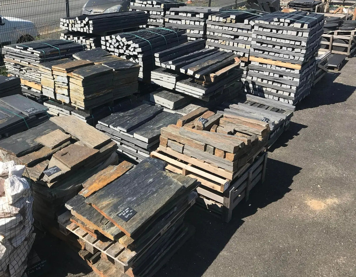 Piquet de schiste 100cm 2 bords sciés Ma boutique