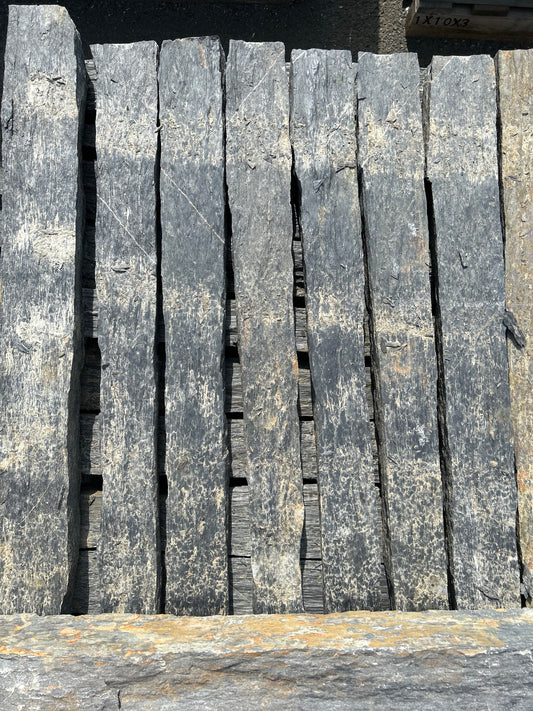 Piquet de schiste 100cm 2 bords sciés